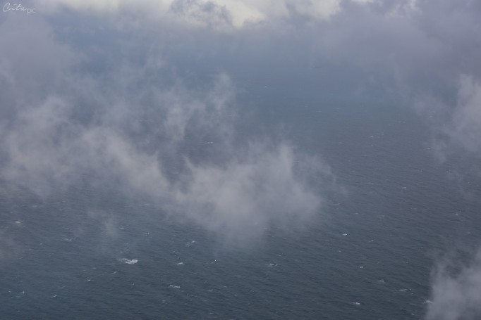 Nuages au-dessus de l'océan Pacifique
